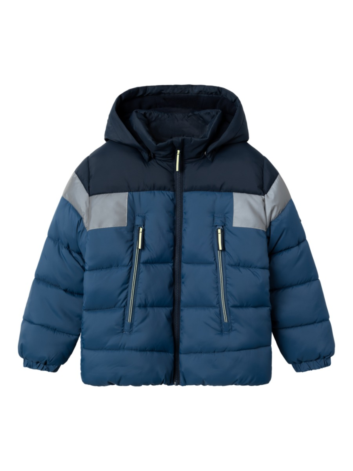 NAME IT Nkmmontel Roze Geïsoleerde Jas Name It NKMMONTEL PUFFER JACKET REF DETAIL - Jongens - Buitenjassen Name It Pufferjas Jongens Roze